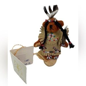 VTG 1995 Little Gem Teddy Bears Limited Ed Designed By Pam Nixon Native